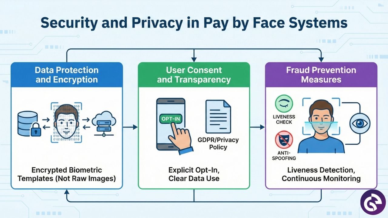 Security and Privacy in Pay by Face Systems