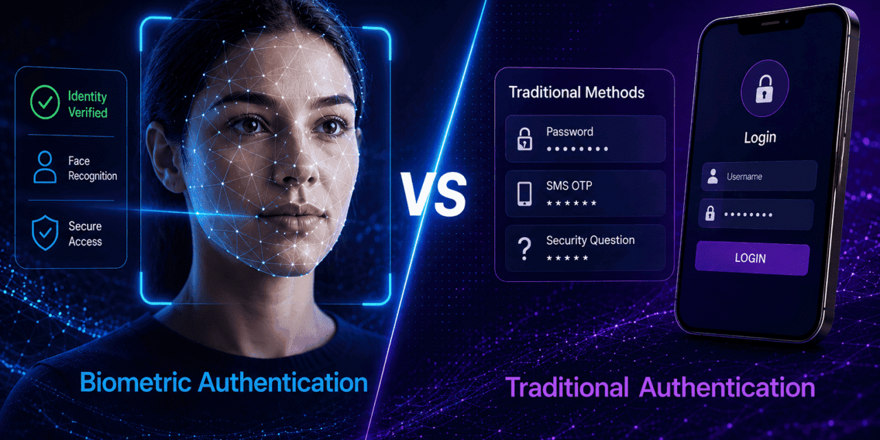 Biometric Authentication vs Traditional Authentication Methods in 2026