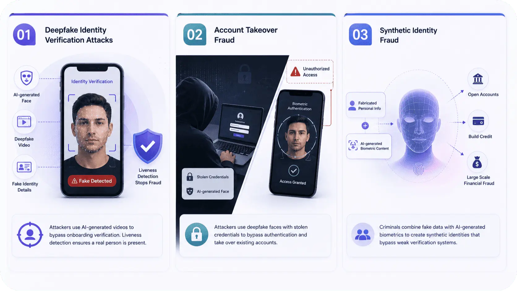 Common Types of Deepfake Fraud Affecting Financial Institutions