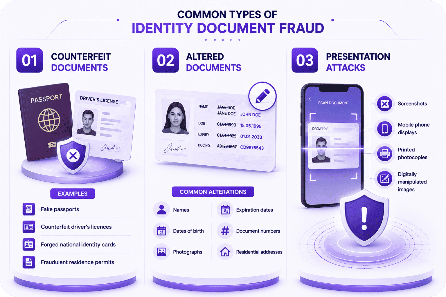 Common Types of Identity Document Fraud