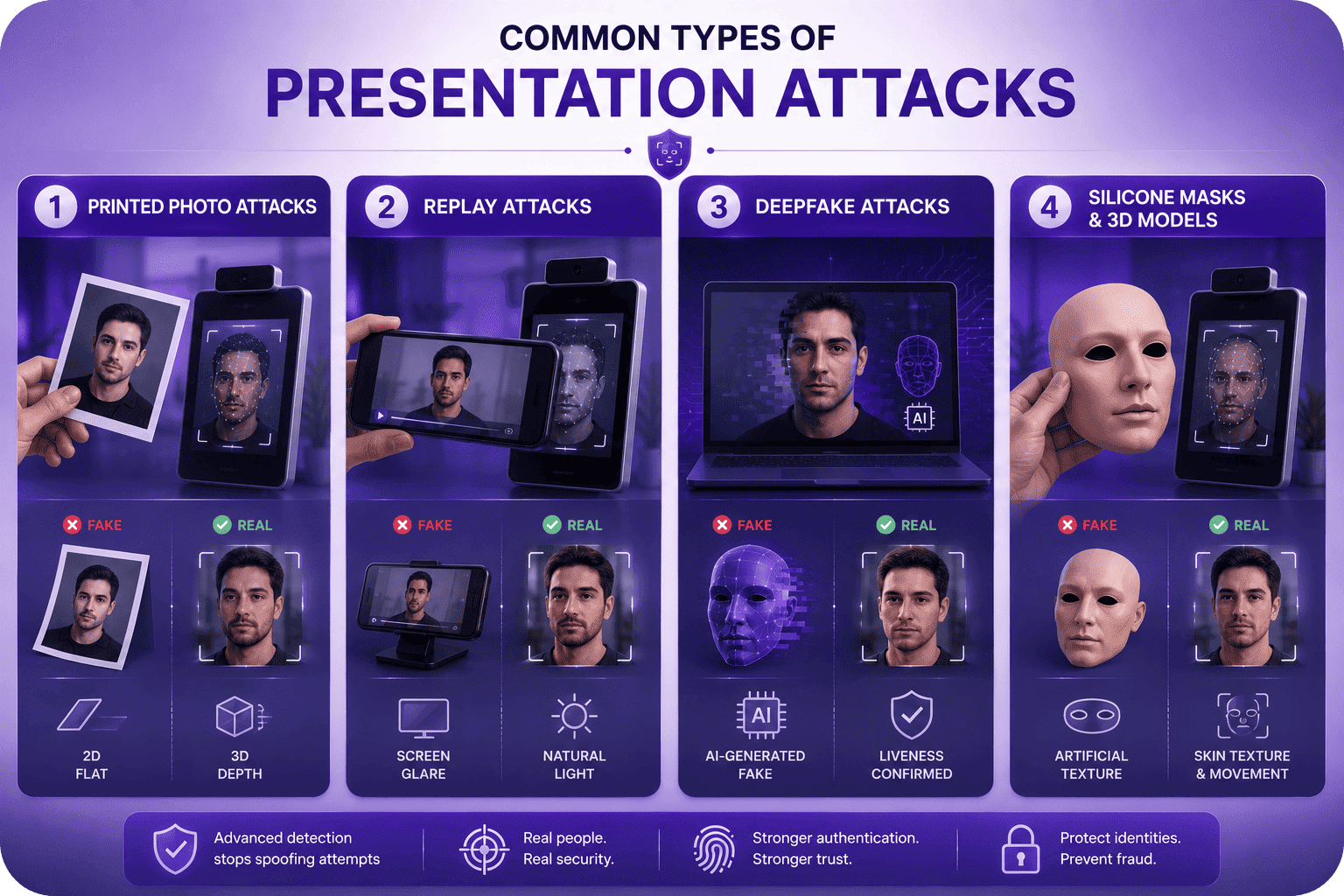 Common Types of Presentation Attacks