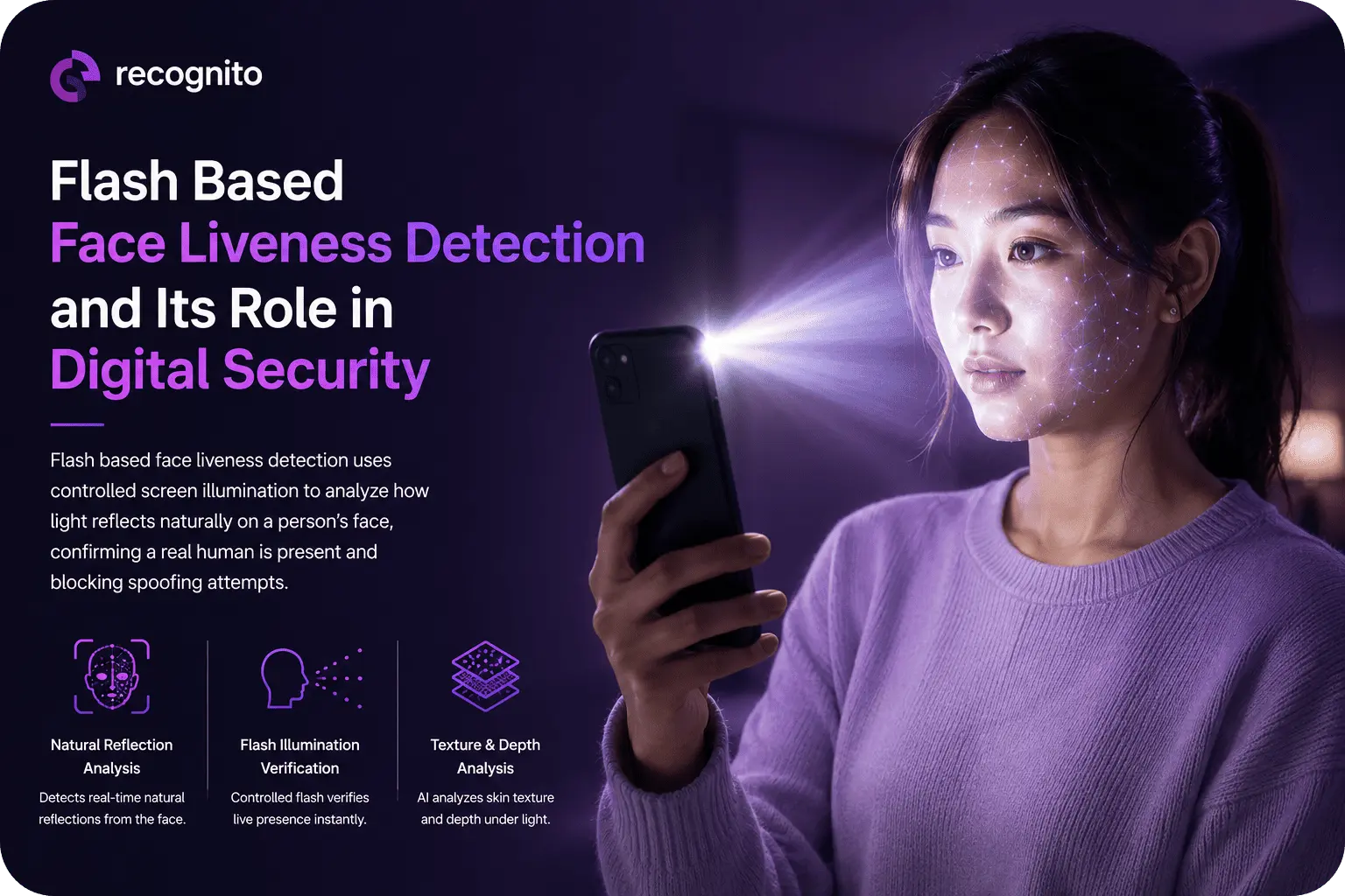 Flash Based Face Liveness Detection and Its Role in Digital Security