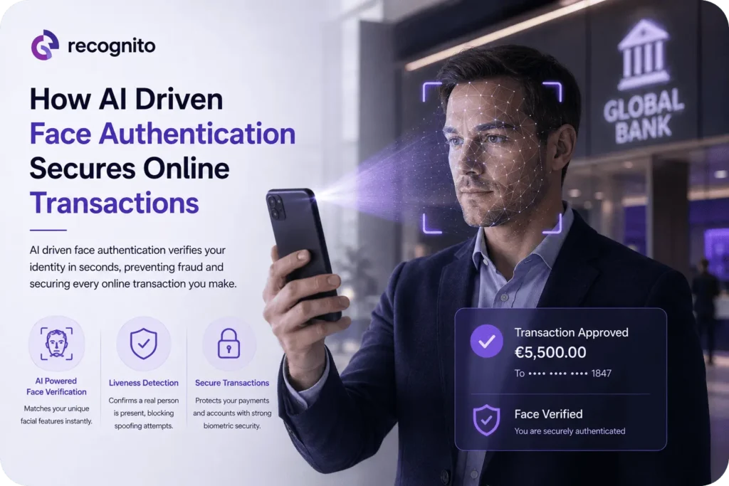 How AI Driven Face Authentication Secures Online Transactions