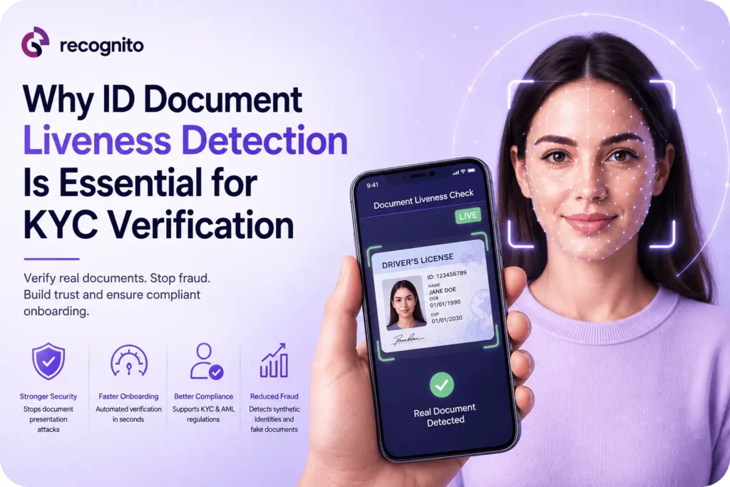 Why ID Document Liveness Detection Is Essential for KYC Verification