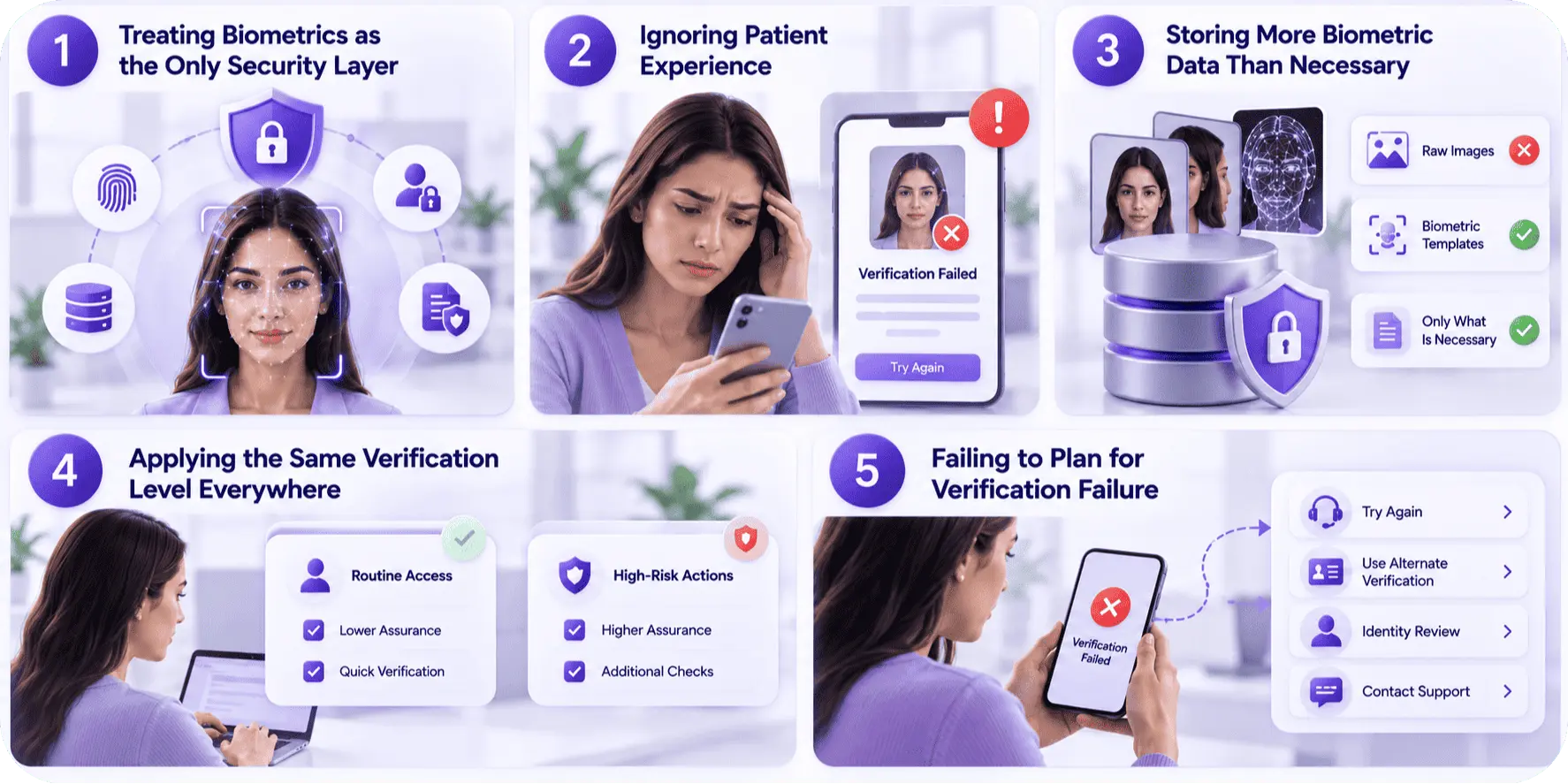 Common Mistakes in Healthcare Biometric Implementation