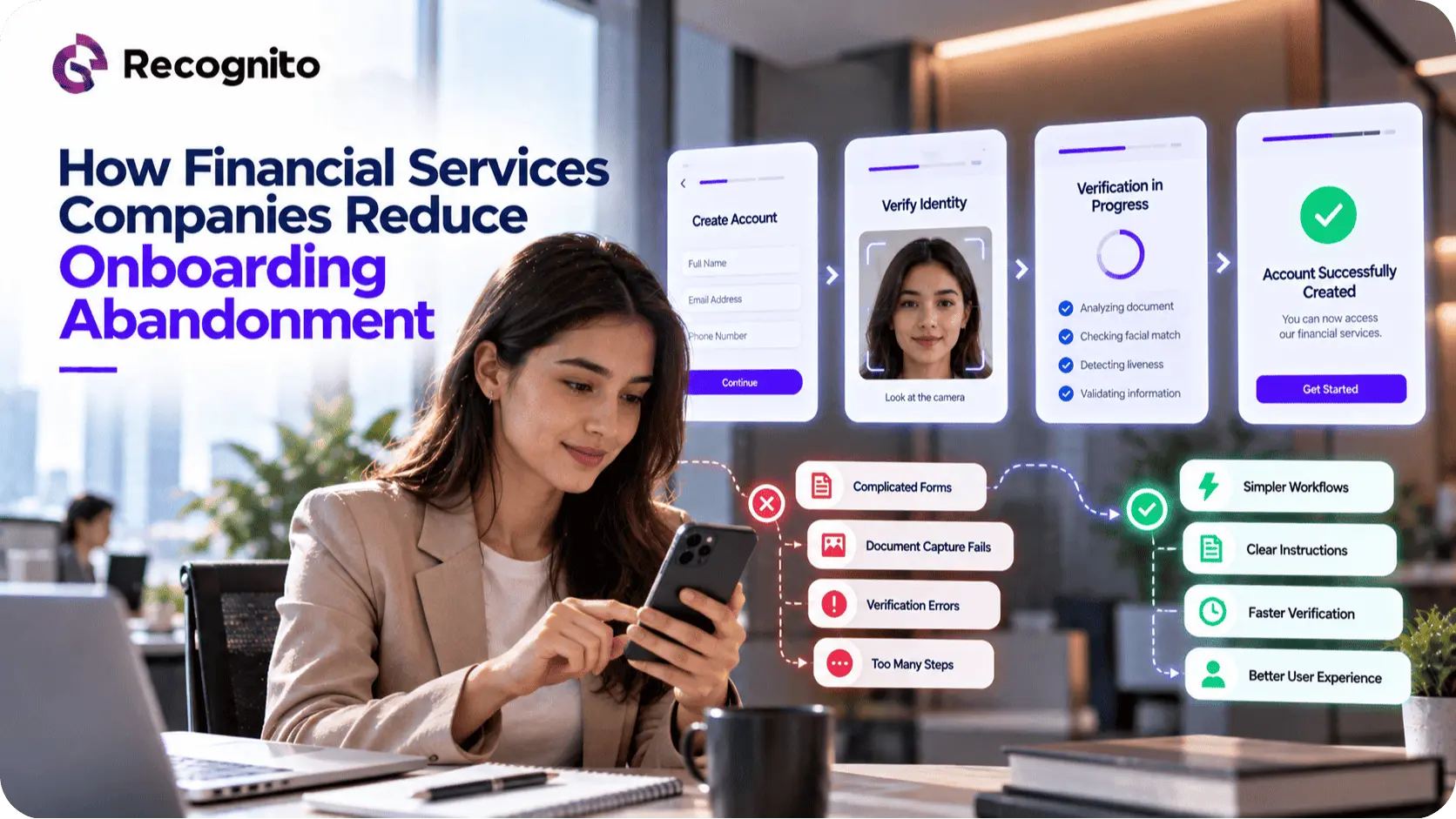 How Financial Services Companies Reduce Onboarding Abandonment